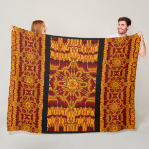 Changing Wildflower Fleece Blanket