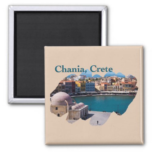 Chania Crete Venetian Harbor Magnet
