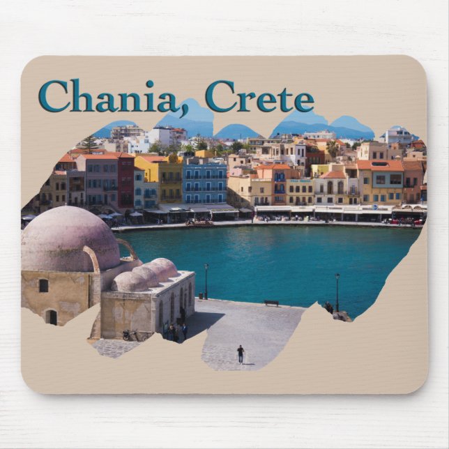 Chania, Crete: Venetian Harbor Mouse Pad (Front)