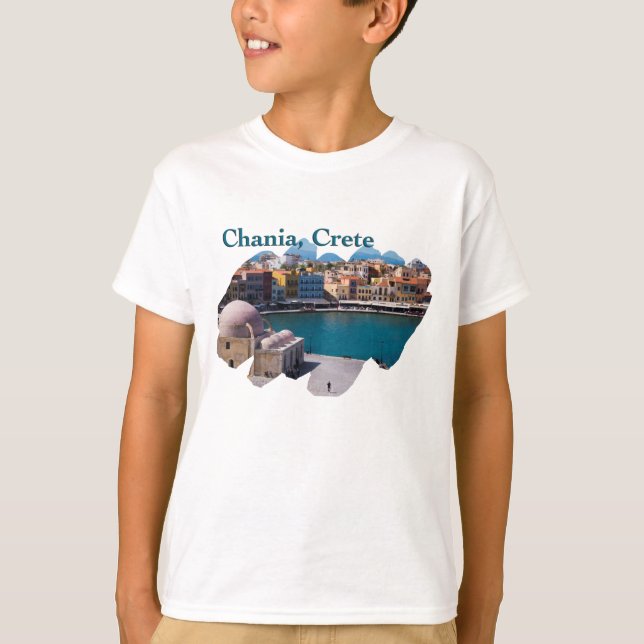 Chania, Crete: Venetian Harbor T-Shirt (Front)