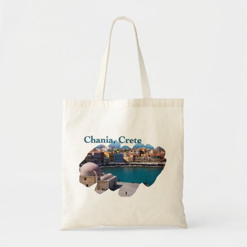 Chania Crete Venetian Harbor Tote Bag