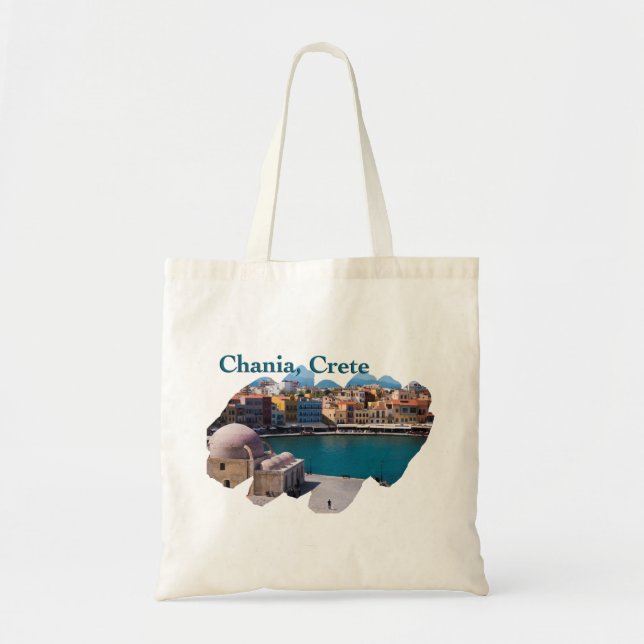 Chania, Crete: Venetian Harbor Tote Bag (Front)