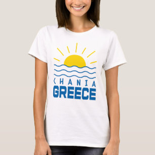 Chania Greece Sunshine And Sea Waves Women's T-Shirt