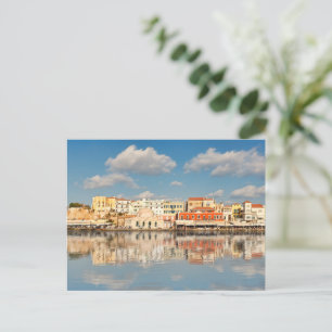 Chania’s Venetian Harbour in Crete, Greece Postcard
