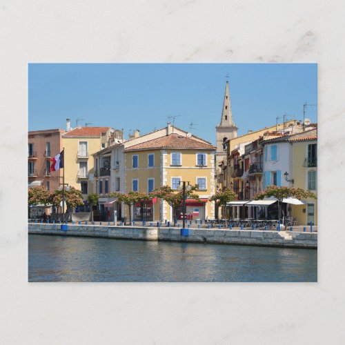 Channel at Martigues in France Postcard