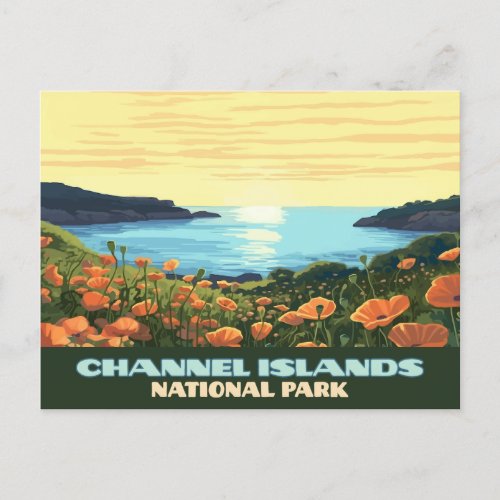 Channel Islands National Park California Smugglers Postcard