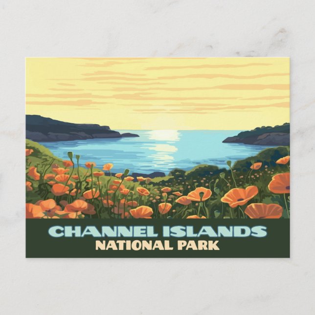 Channel Islands National Park California Smugglers Postcard (Front)
