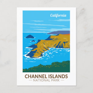 Channel Islands National Park California Travel Postcard