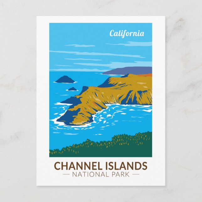 Channel Islands National Park California Travel Postcard (Front)