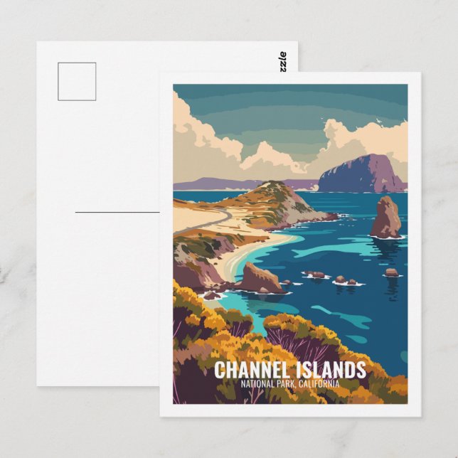 Channel Islands National Park California USA  Postcard (Front/Back)