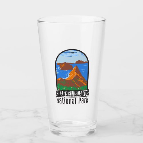 Channel Islands National Park California Vintage Glass
