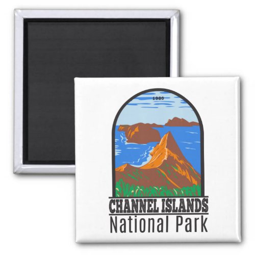 Channel Islands National Park California Vintage  Magnet
