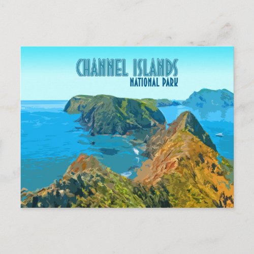 Channel Islands National Park California Vintage Postcard