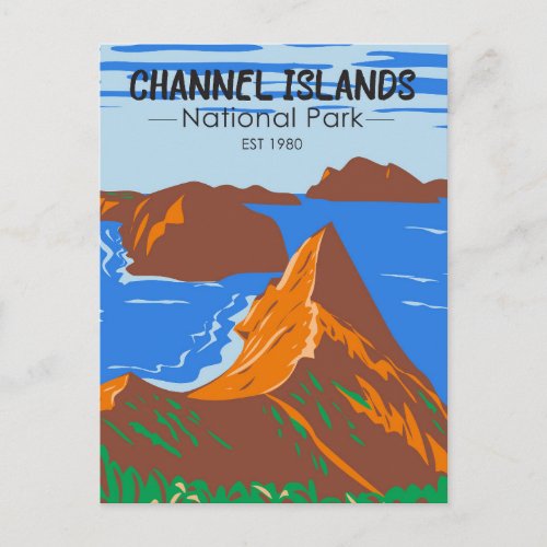  Channel Islands National Park California Vintage  Postcard