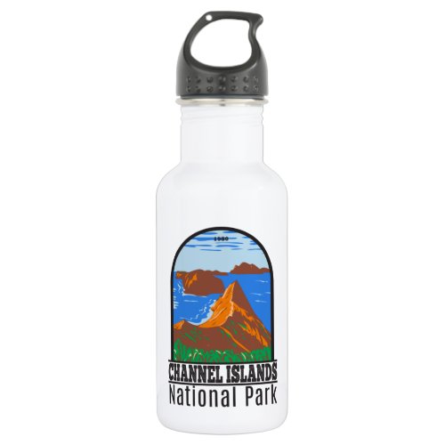 Channel Islands National Park California Vintage Stainless Steel Water Bottle
