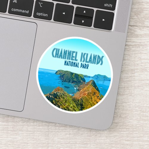 Channel Islands National Park California Vintage Sticker
