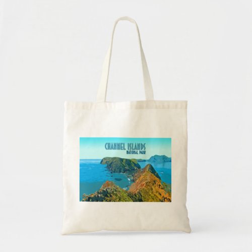 Channel Islands National Park California Vintage Tote Bag