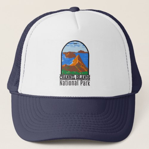 Channel Islands National Park California Vintage Trucker Hat