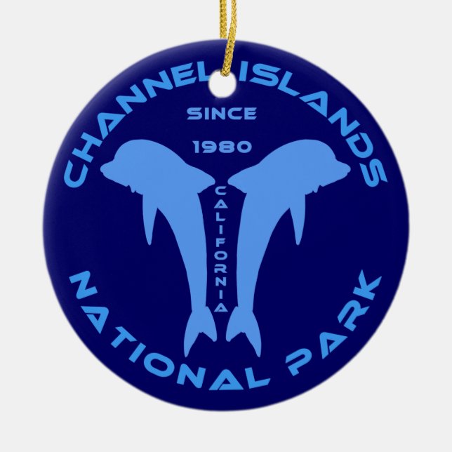 Channel Islands National Park Ceramic Ornament (Front)