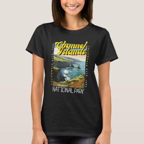 Channel Islands National Park Distressed Retro T_Shirt