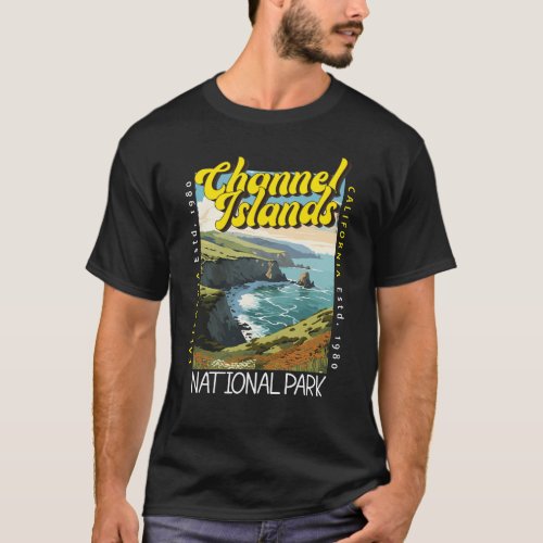 Channel Islands National Park Distressed Retro T_Shirt