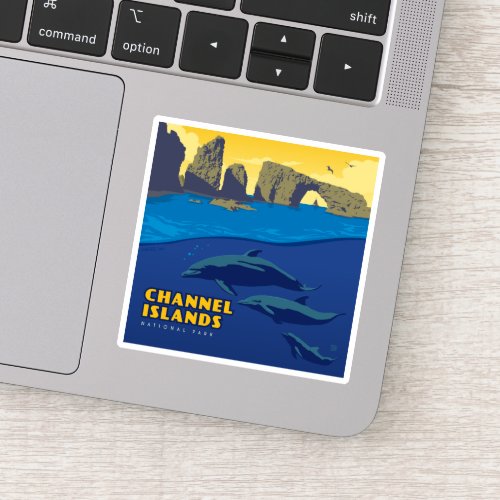 Channel Islands National Park Dolphins Sticker