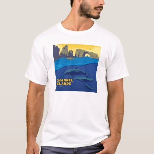 Channel Islands National Park Dolphins T_Shirt