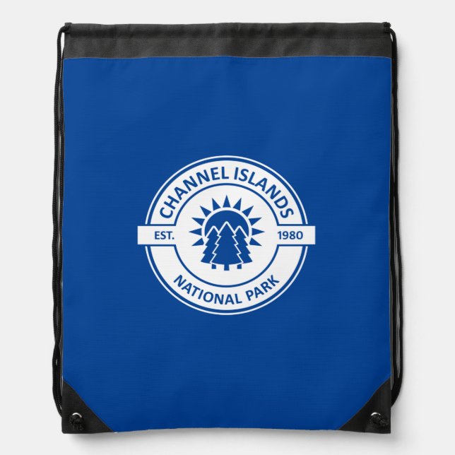 Channel Islands National Park Drawstring Bag (Front)