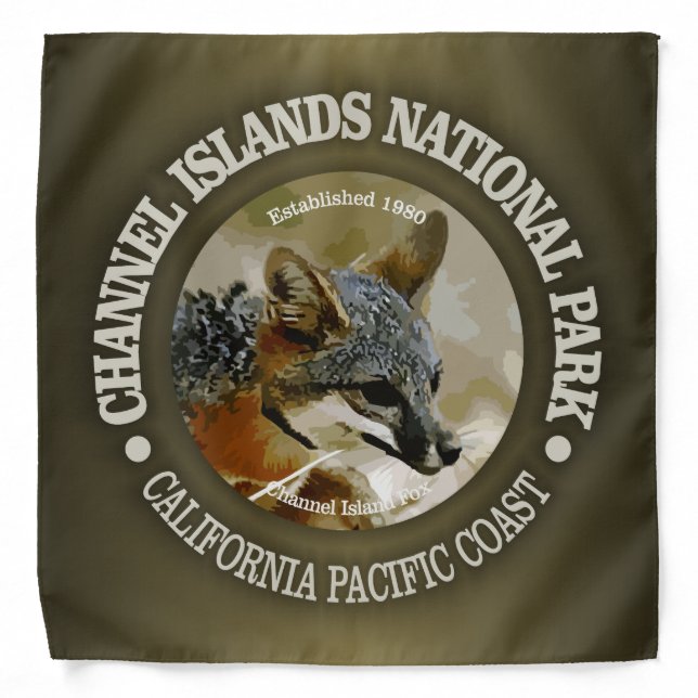 Channel Islands National Park (fox) Bandana (Front)