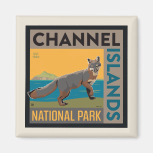 Channel Islands National Park   Fox Magnet