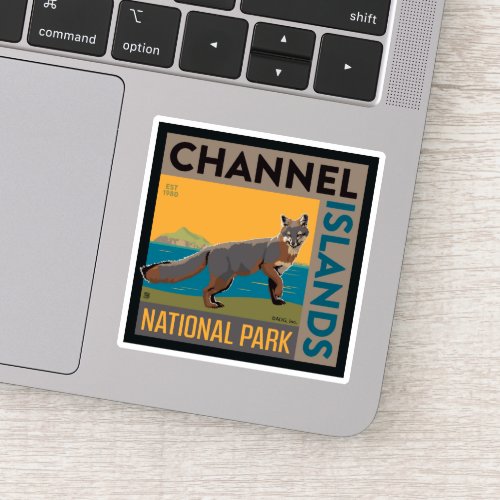 Channel Islands National Park  Fox Sticker