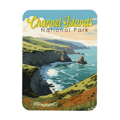 Channel Islands National Park Illustration Travel  Magnet