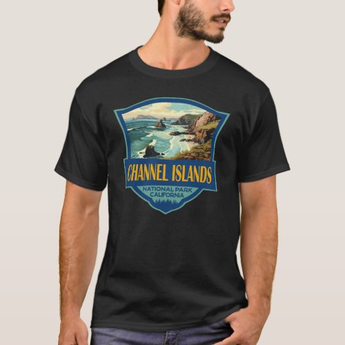 Channel Islands National Park Illustration Travel  T_Shirt
