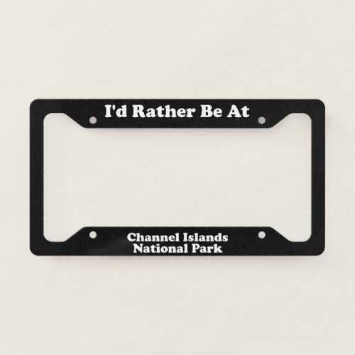 Channel Islands National Park _ LPF License Plate Frame