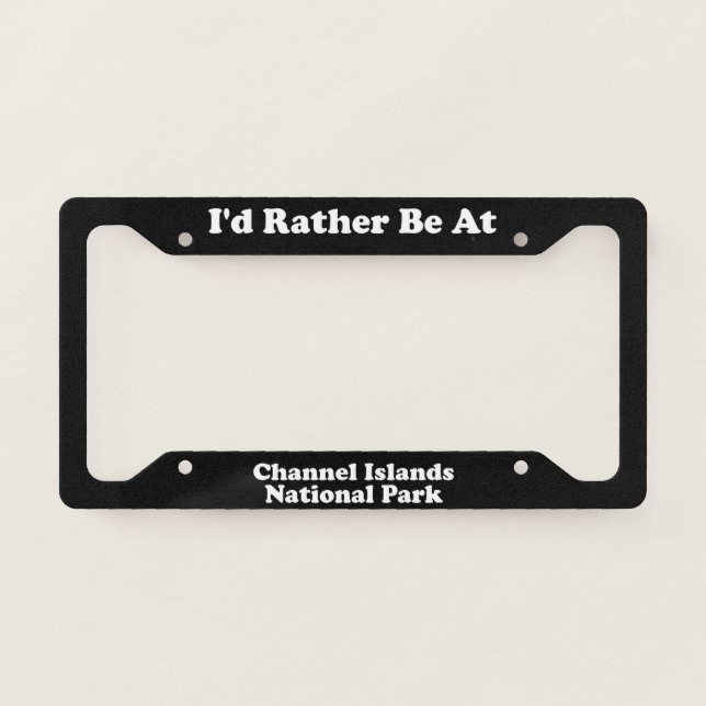 Channel Islands National Park - LPF License Plate Frame (Front)