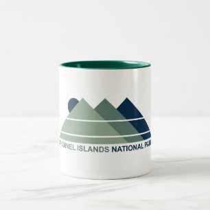 Channel Islands National Park Mountain Sun Two-Tone Coffee Mug