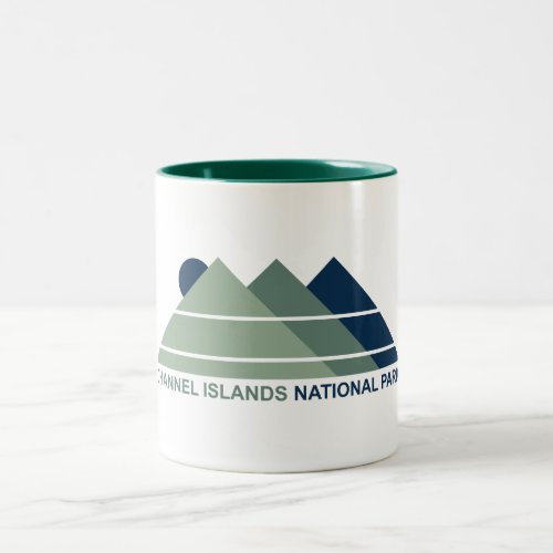 Channel Islands National Park Mountain Sun Two_Tone Coffee Mug