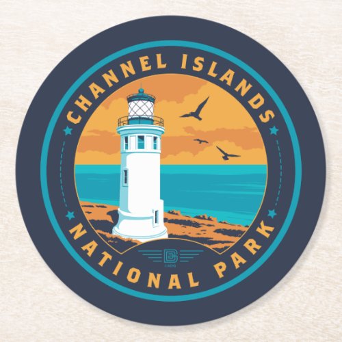 Channel Islands National Park Round Paper Coaster