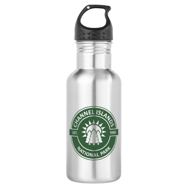 Channel Islands National Park Stainless Steel Water Bottle (Front)