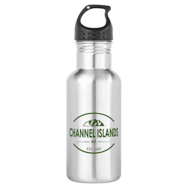 Channel Islands National Park Stainless Steel Water Bottle (Front)