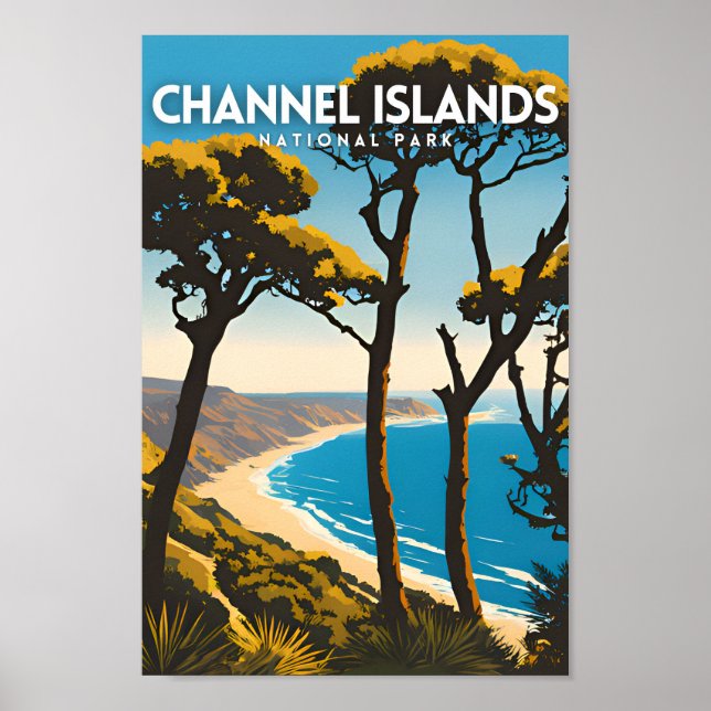 Channel Islands National Park Travel PS Poster (Front)