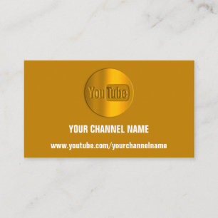 CHANNEL NAME YOU TUBER LOGO QR CODE GREEN WHITE BU BUSINESS CARD