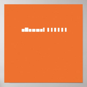 channel orange minimal album cover poster