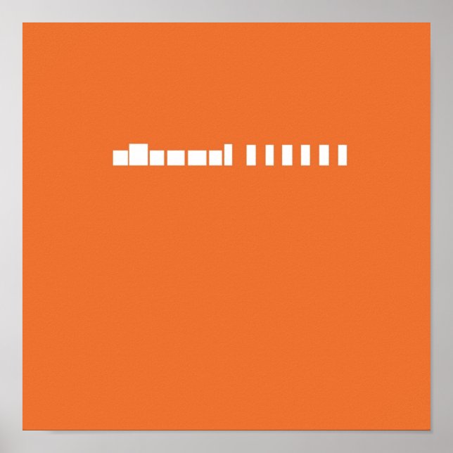 channel orange minimal album cover poster (Front)