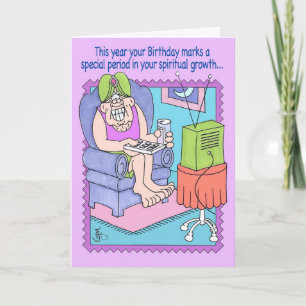 CHANNEL SURFING Birthday Card