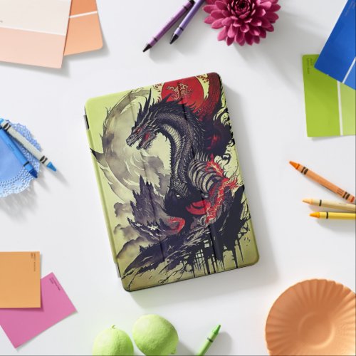 Channel the Ancient Vibes Dragon Dreamscape iPad Air Cover