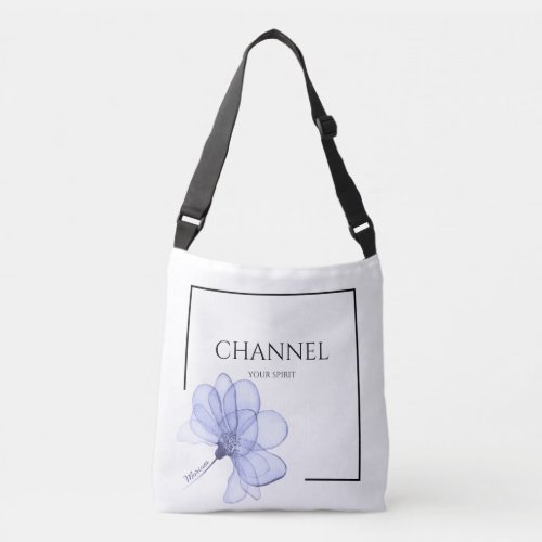 Channel Your Spirit Inspirational Quote Crossbody Bag