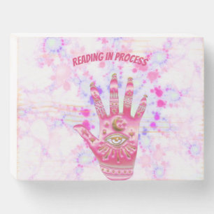 Channeling Positivity  Wooden Box Sign