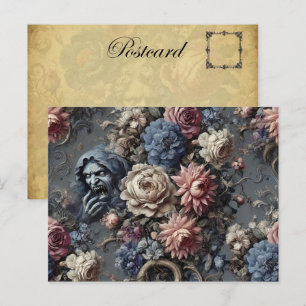 Channeling the Veil – Gothic Victorian Holiday Postcard