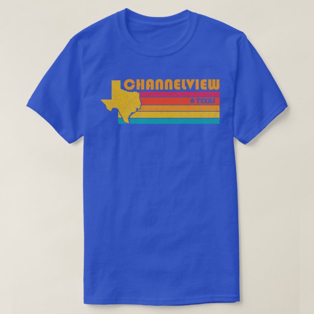 Channelview Texas Vintage Distressed Souvenir T-Shirt (Design Front)